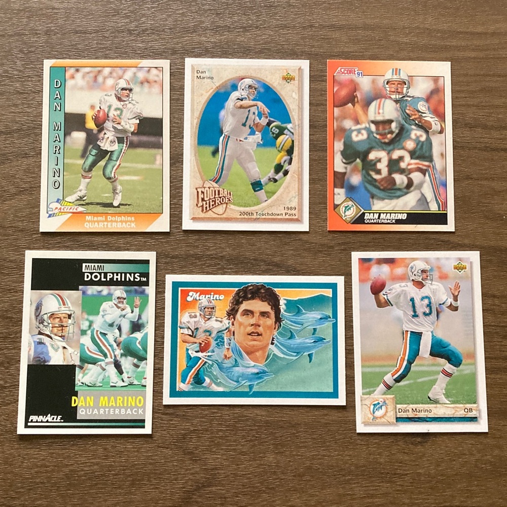 Dan Marino Football Trading Cards Set